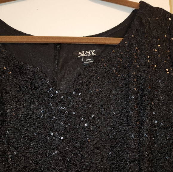 SLNY Fashions 3/4 SLEEVE EVENING DRESS - Picture 6 of 7